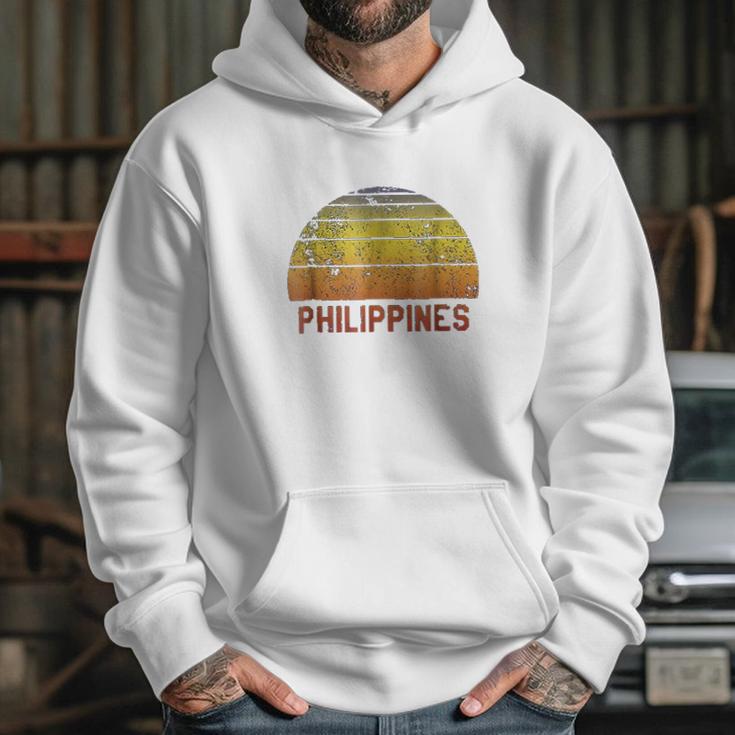 Philippines Retro Vintage 70S Throwback Surf Hoodie Gifts for Her