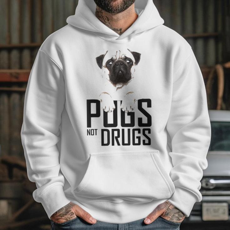 Pugs Not Drugs Awareness Hoodie Gifts for Her