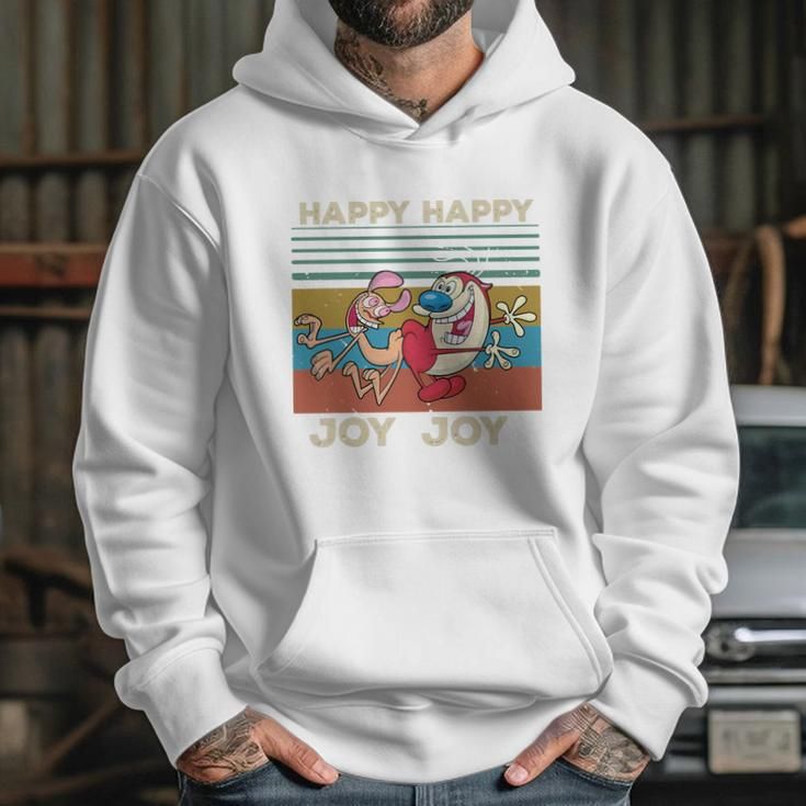 Ren And Stimpy Happy Happy Joy Joy Hoodie Gifts for Her