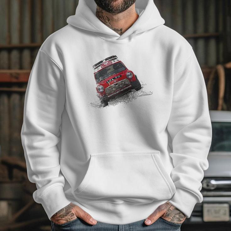 Retroclassic Rally Mini Cooper Classic Sports Car Hoodie Gifts for Her