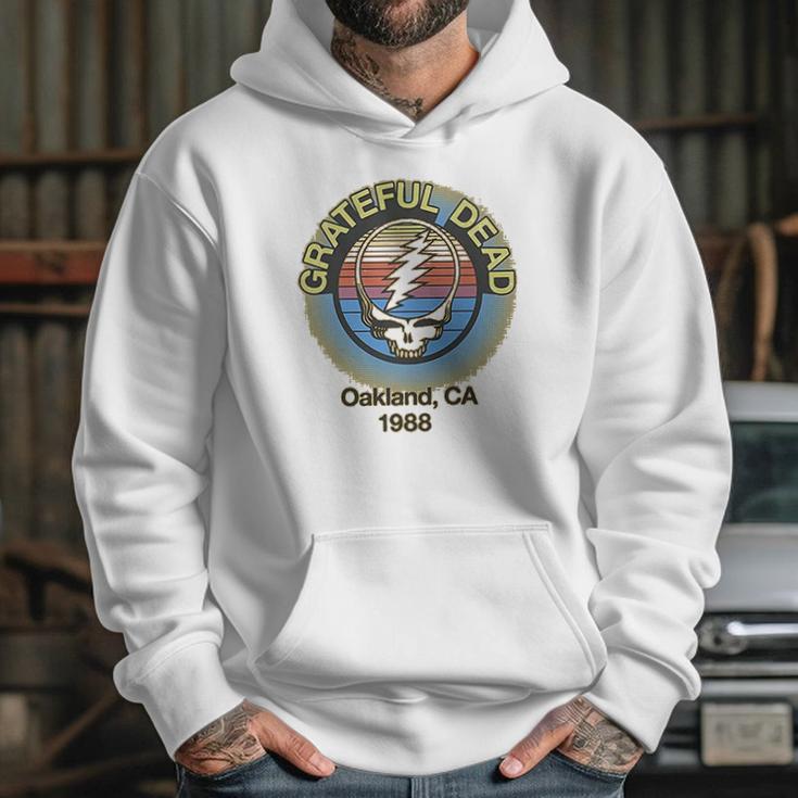 Ripple Junction Grateful Dead Adult Unisex Oakland 88 Light Weight 100 Cotton Crew Hoodie Gifts for Her