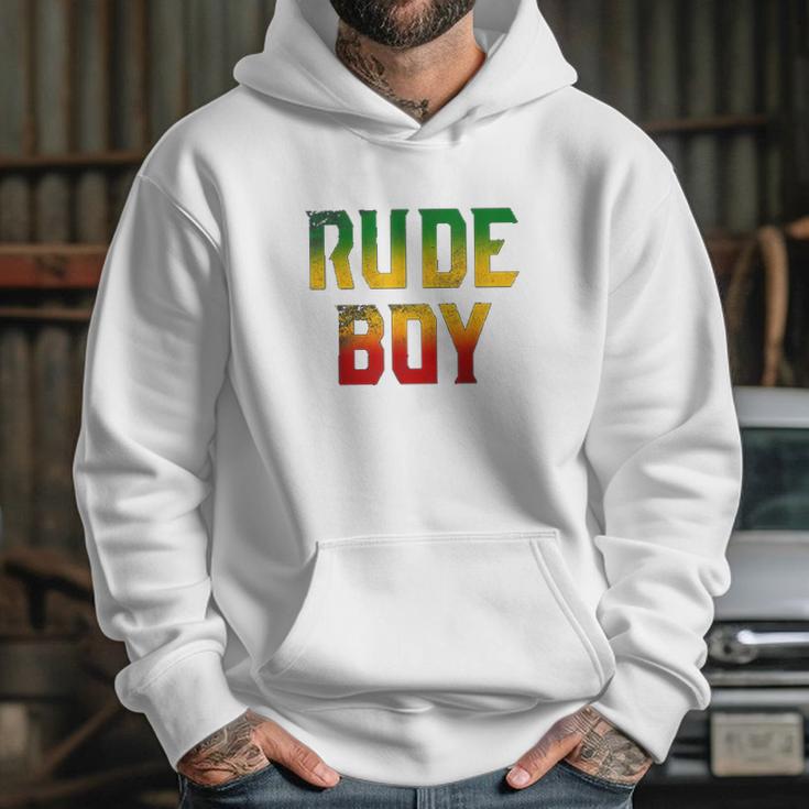 Rude Boy Rasta Reggae Roots Gifts Clothing Jamaica Hoodie Gifts for Her