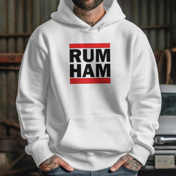 Rum Ham Funny Logo Parody Hoodie Gifts for Her