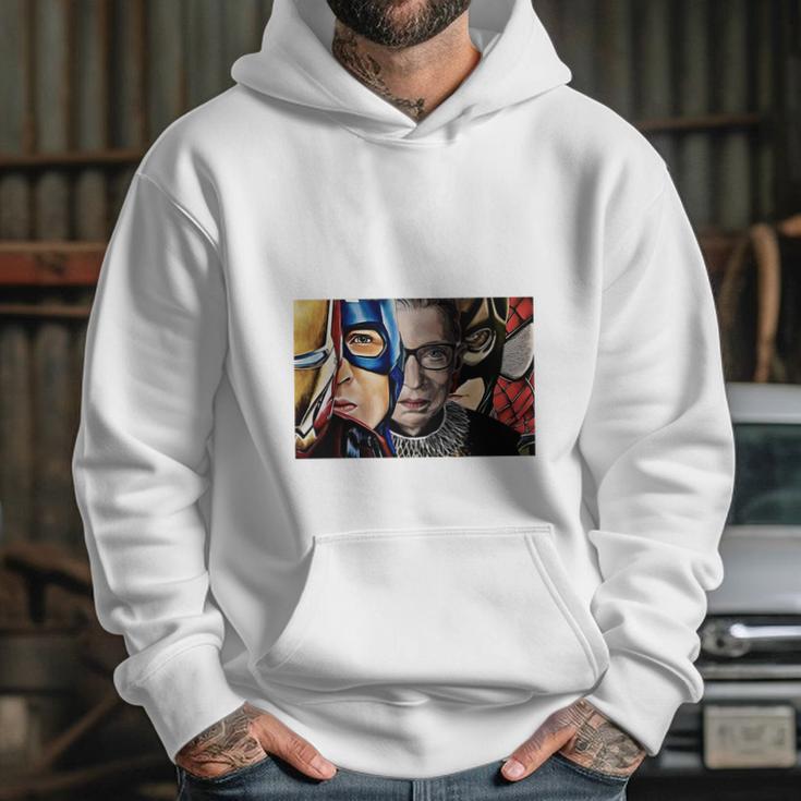 Ruth Bader Ginsburg And Avengers Not All Heroes Wear Capes Shirt Hoodie Gifts for Her