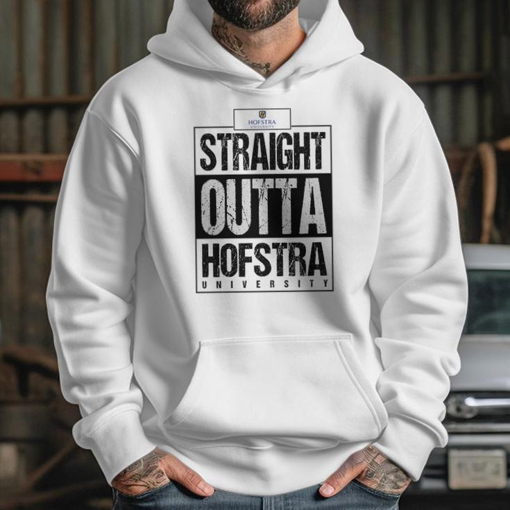 Straight Outta Hofstra University Funny Gift Hoodie Gifts for Her