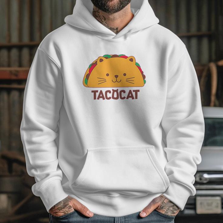 Tacocat Spelled Backwards Is Taco Cat Funny Hoodie Gifts for Her