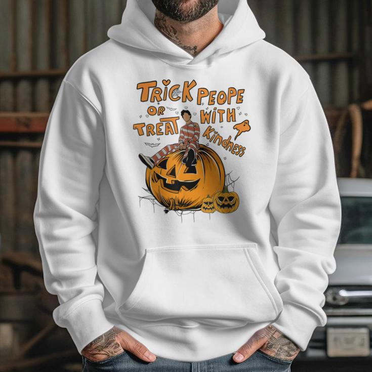 Trick Or Treat People With Kindness Halloween Hoodie Gifts for Her