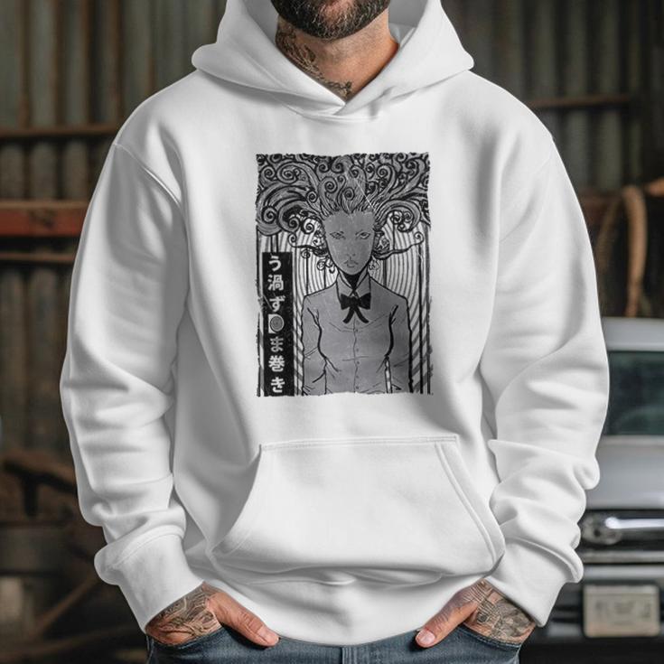 Uzumaki Spiral Cult Junji Ito Horror Hoodie Gifts for Her