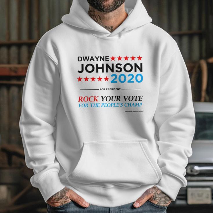 Vote The Rock 2020 President Dwayne Johnson Election Black T-Shirt Hoodie Gifts for Her