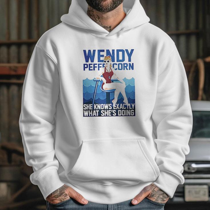 Wendy Peffercorn She Know Exactly What She’S Doing Hoodie Gifts for Her