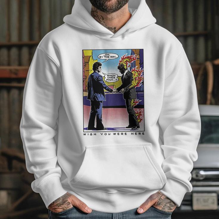 Wywh Pop Art Burning Man Hoodie Gifts for Her