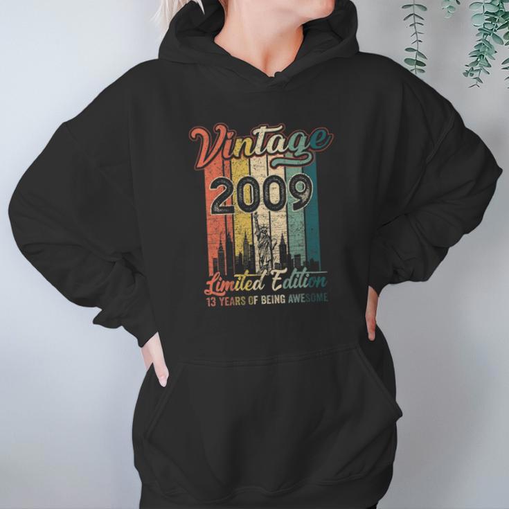 13 Years Old Birthday Gifts Vintage 2009 Limited Edition Hoodie Gifts for Women