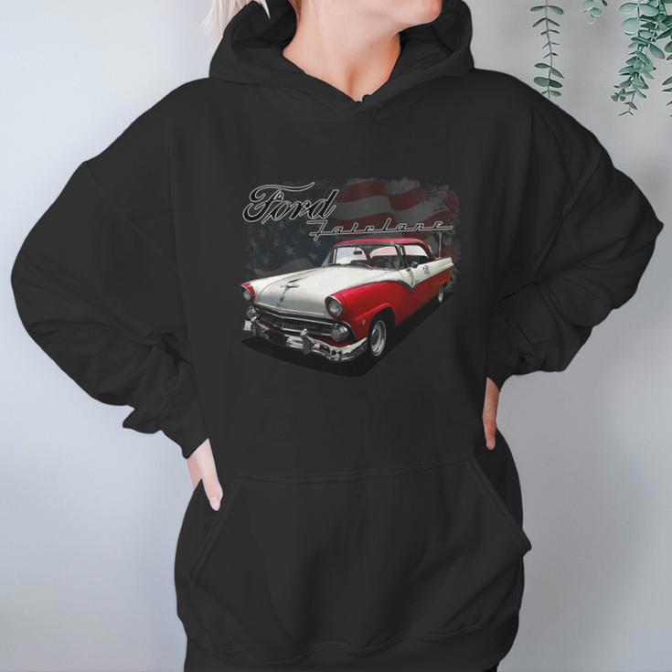 1955 Ford Fairlane Victoria Hoodie Gifts for Women