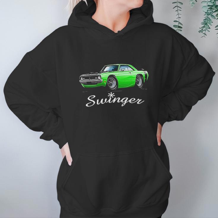 1970 1971 Dodge Swinger Full Color Design Hoodie Gifts for Women