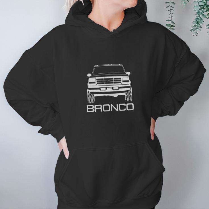 19921996 Ford Bronco Front White Print Hoodie Gifts for Women