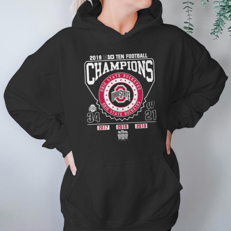 2019 Big Ten Football Champions Ohio State Buckeyes 34 21 Shirt Hoodie Gifts for Women