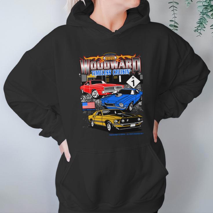 2021 Woodward Timeless Muscle Hoodie Gifts for Women