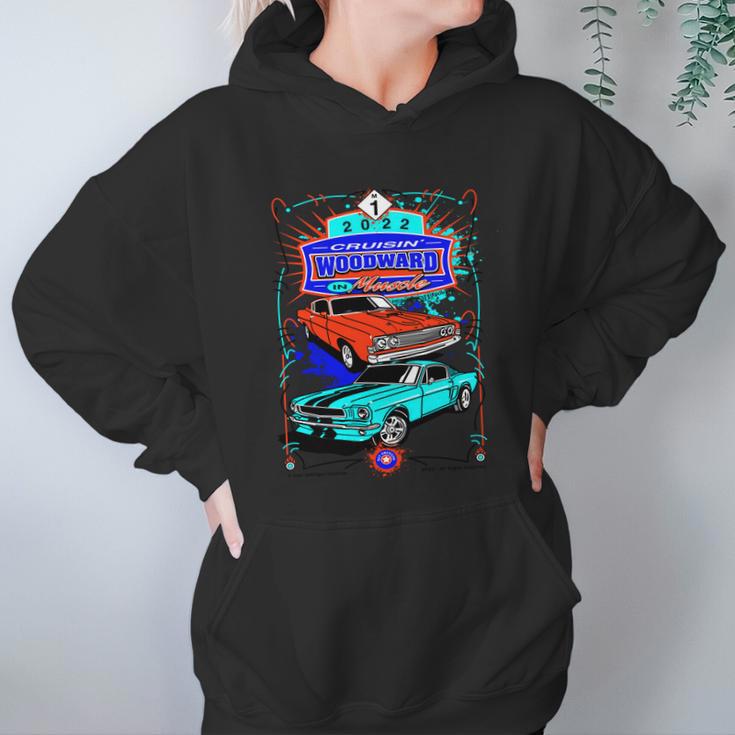 2022 Cruisin Woodward M1 In Muscle Car Cruise Hoodie Gifts for Women