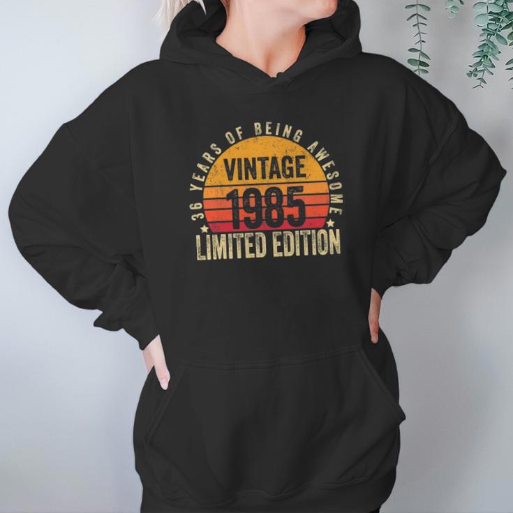 36 Years Old Gifts Vintage 1985 Limited Edition 36Th Birthday Hoodie Gifts for Women