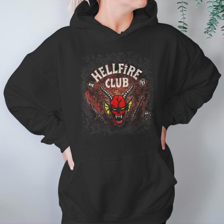 4 Hellfire Club Skull & Weapons Hoodie Gifts for Women