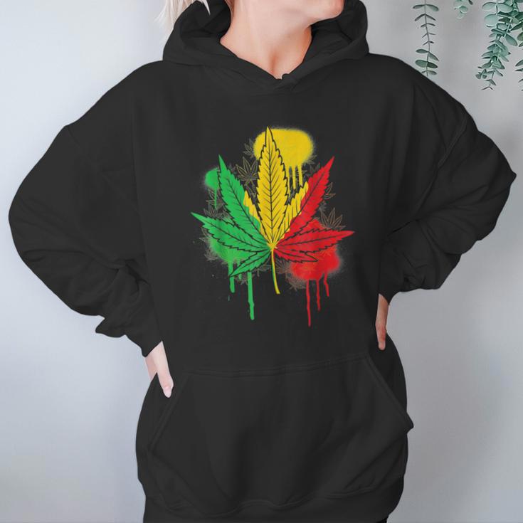 420 Day Marijuana Weed Cannabis Leaf Hoodie Gifts for Women