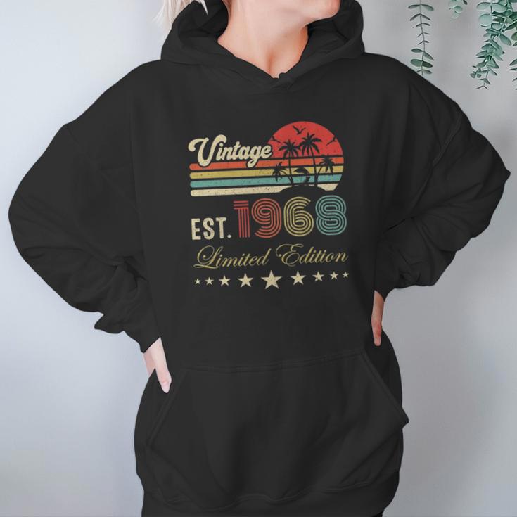 54Th Birthday Born 1968 Vintage Limited Edition 54 Birthday Hoodie Gifts for Women