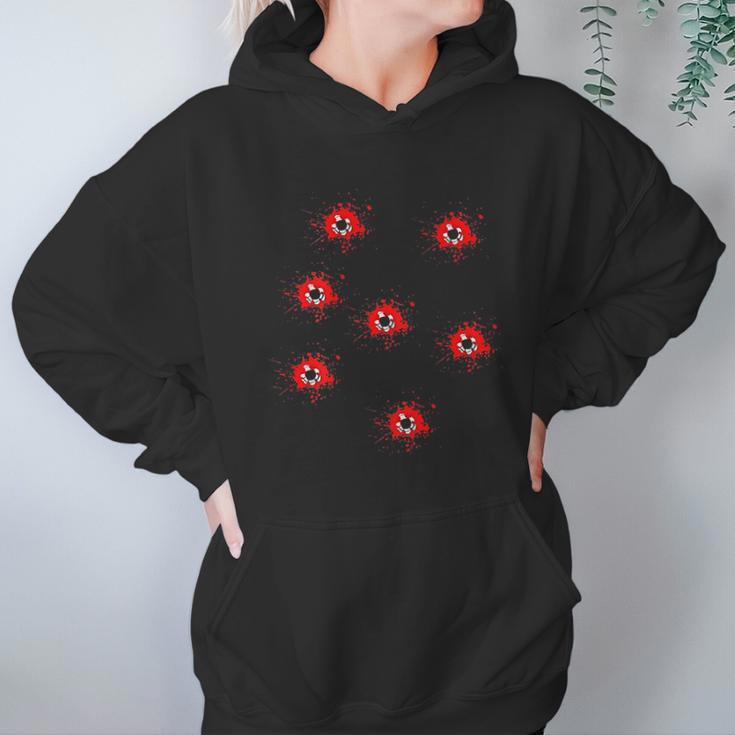 7 Bullet Holes Shot In The Back Black Lives Matter Hoodie Gifts for Women