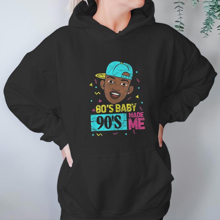 80S Baby 90S Made Me 1980S 1990S Disco Party Retro Vintage Hoodie Gifts for Women