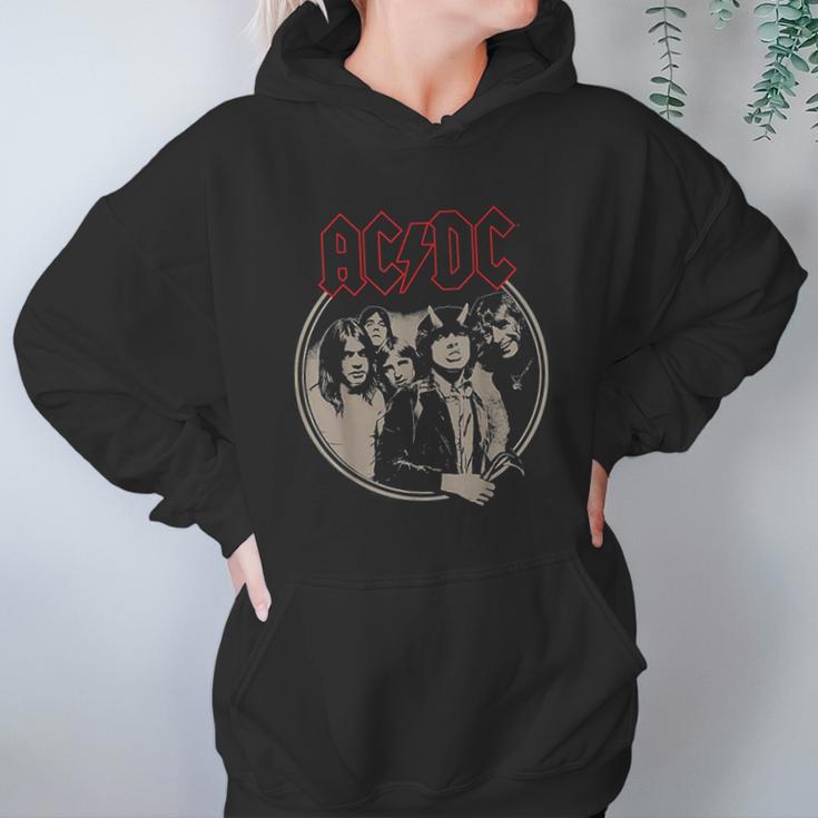 Acdc Print Design Hoodie Gifts for Women