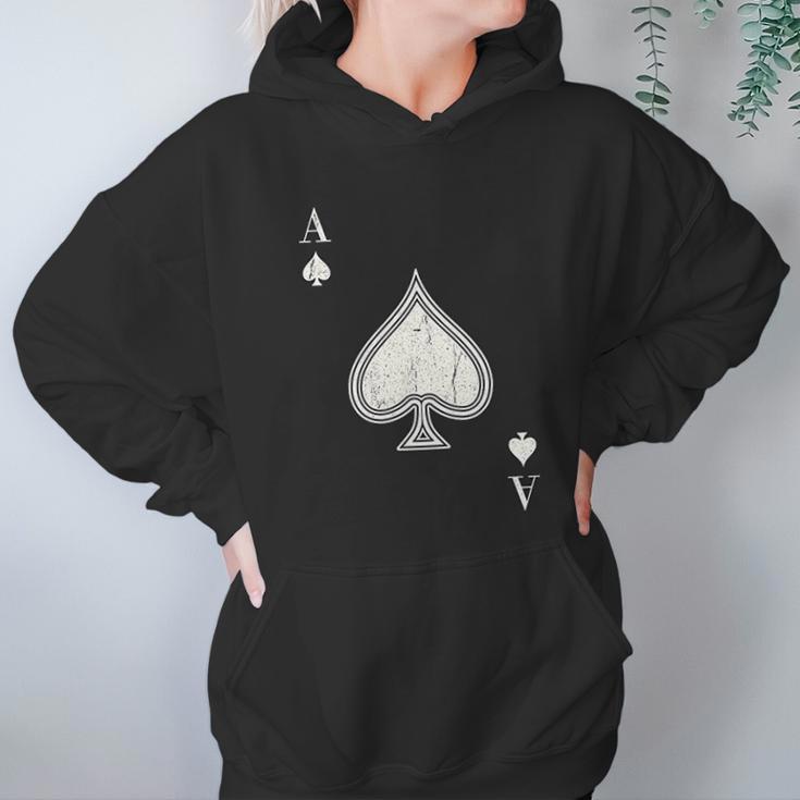 Ace Of Spades Blackjack Cards Poker Hoodie Gifts for Women