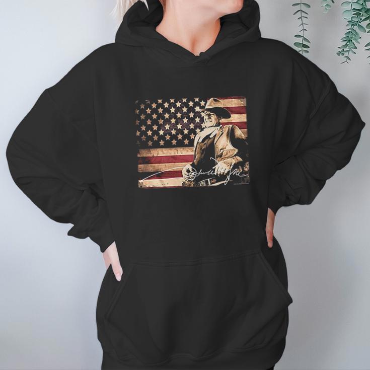 Ae Designs John Wayne Tin Sign Hoodie Gifts for Women