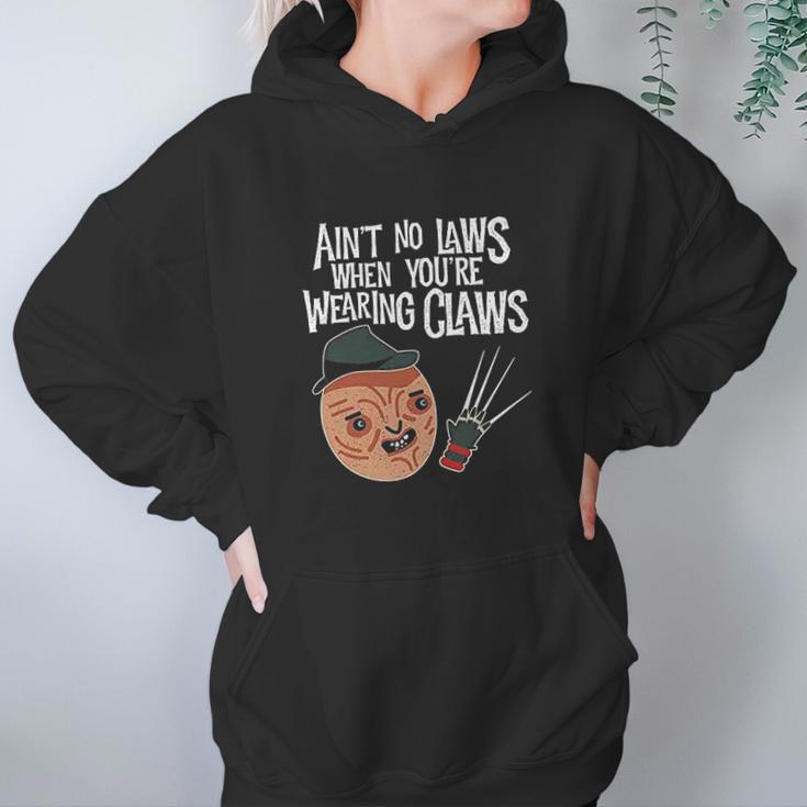 Aint No Laws When Youre Drinking Claws With Claus Hoodie Gifts for Women