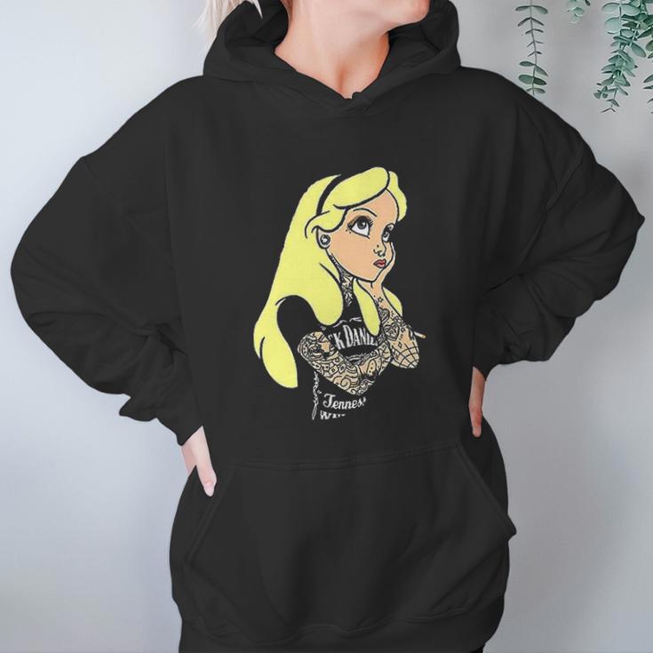 Alice In Wonderland Punk Tatto Hoodie Gifts for Women