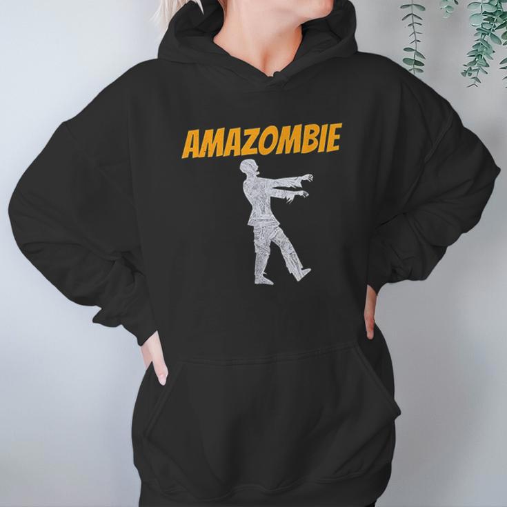 Amazombie Coworker Gift Associate Warehouse Zombie Hoodie Gifts for Women