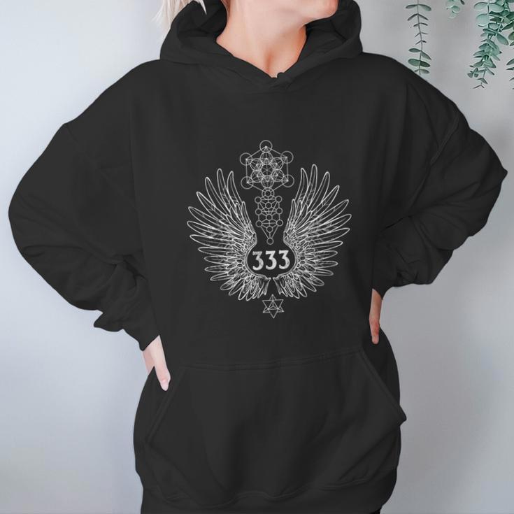 Angel Number 333 Sacred Geometry Healing Hoodie Gifts for Women