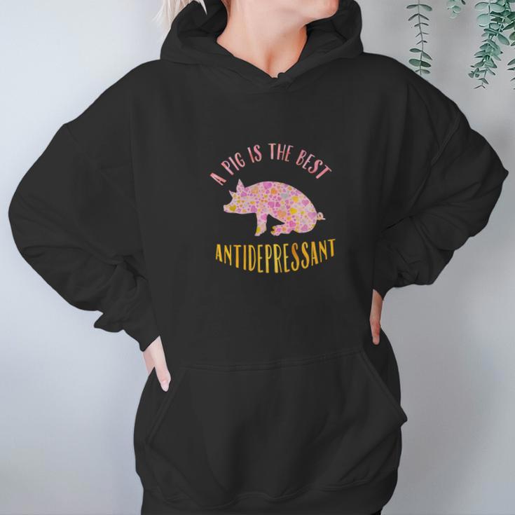 Antidepressant Mini Pig Lovers Gift Tee Hoodie Gifts for Women