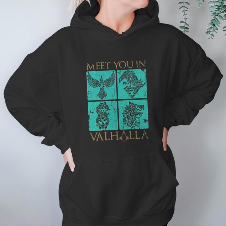 Assassins Creed Valhalla Meet You In Valhalla Box Up Hoodie Gifts for Women