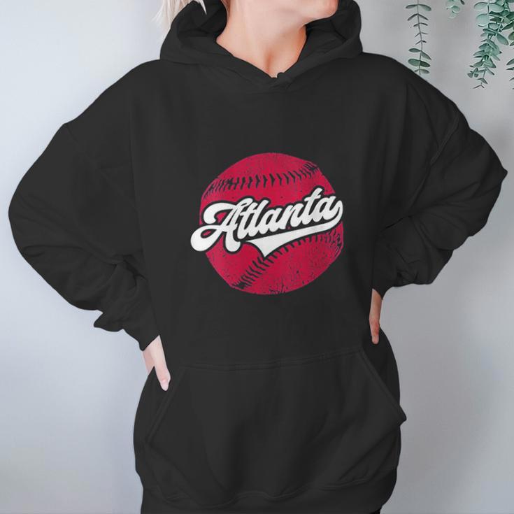 Atlanta Baseball Vintage Atl Pride Retro Gift Hoodie Gifts for Women