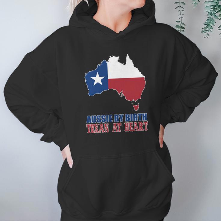 Aussie By Birth Texan At Heart Hoodie Gifts for Women