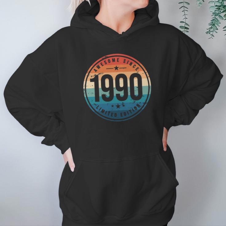 Awesome Since 1990 - 32 Years Old 32Nd Birthday Gift Hoodie Gifts for Women