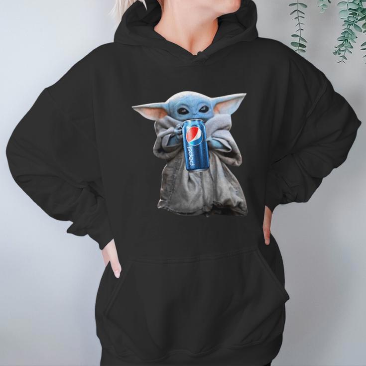 Baby Yoda Drink Pepsi Sweater Hoodie Gifts for Women