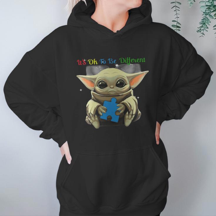 Baby Yoda It’S Ok To Be Different Hoodie Gifts for Women