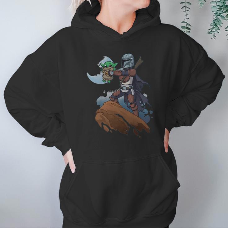 Baby Yoda Mandalorian Mandalion Kawaii King Shirt Hoodie Gifts for Women