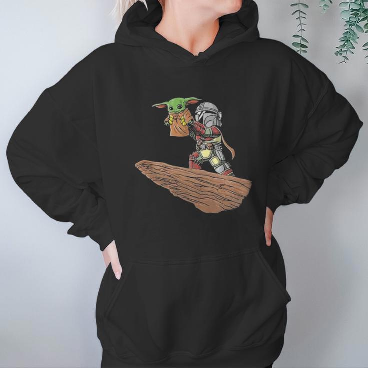 Baby Yoda Pride Rock The Mandalorian Lion King Hoodie Gifts for Women