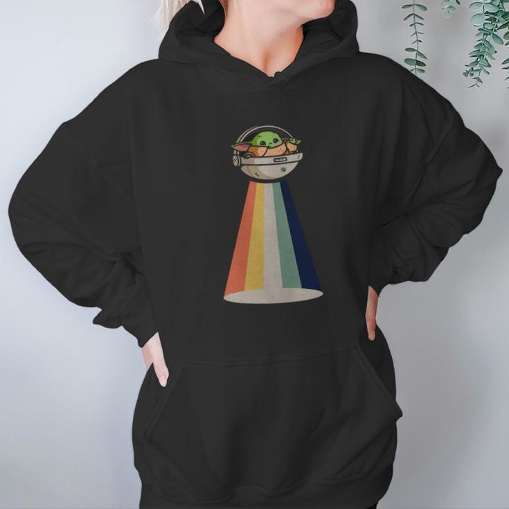 Baby Yoda Ufo Vintage Shirt Hoodie Gifts for Women