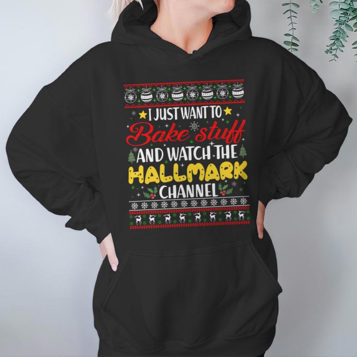 Bake Stuff And Watch The Hallmark Channel Hoodie Gifts for Women