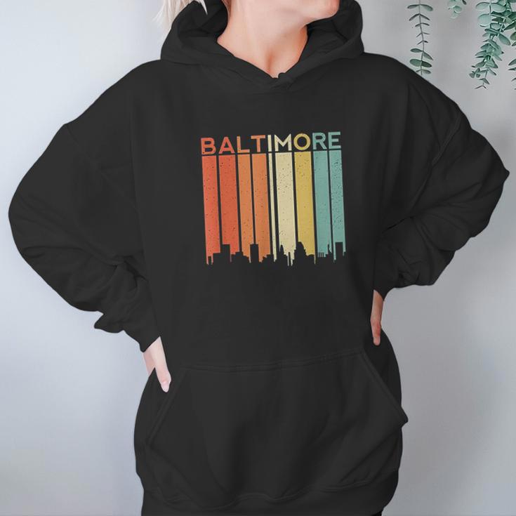 Baltimore Maryland Vintage Hoodie Gifts for Women