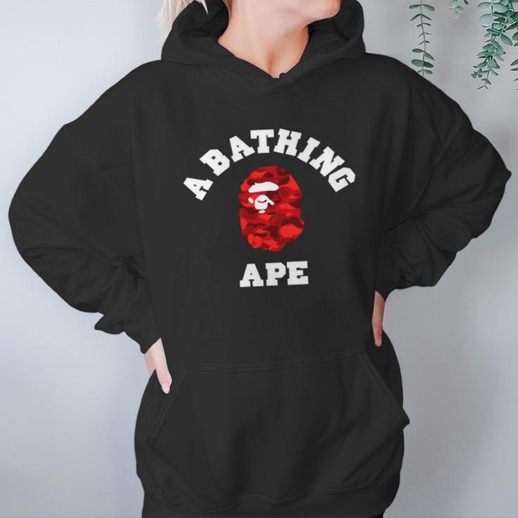 Bape Abc Red Camo Hoodie Gifts for Women