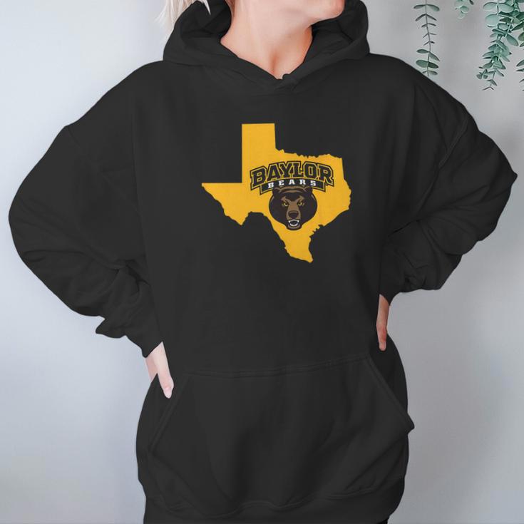 Baylor Bears Logo State Hoodie Gifts for Women