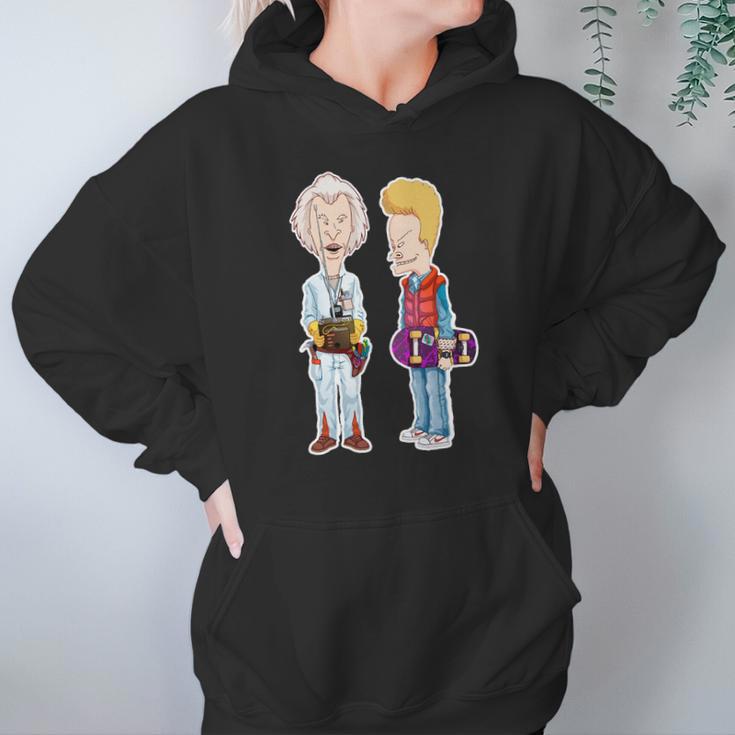 Beavis And Butt-Head Do Back To The Future Hoodie Gifts for Women